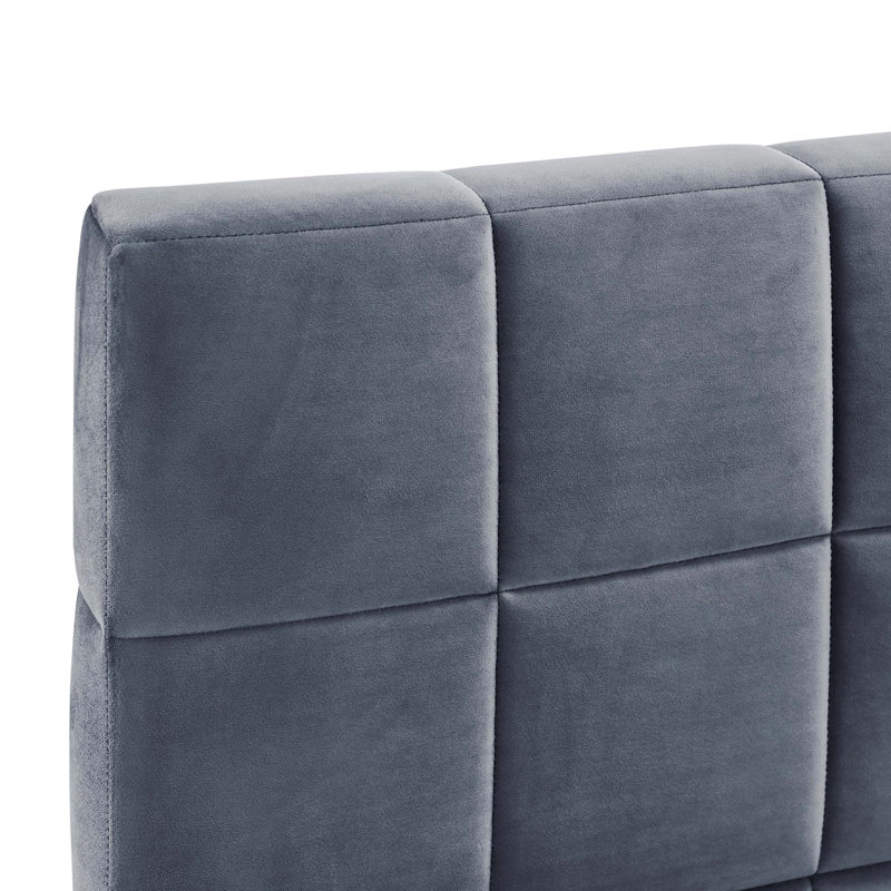 Velvet Upholstered Daybed Convertible Sofa Bed Frame
