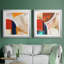 Blue Orange I Blue Orange I - ensemble de 2 cadres photo-946958467-946958468-948632055