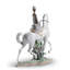 Woman on Horse Figurine
