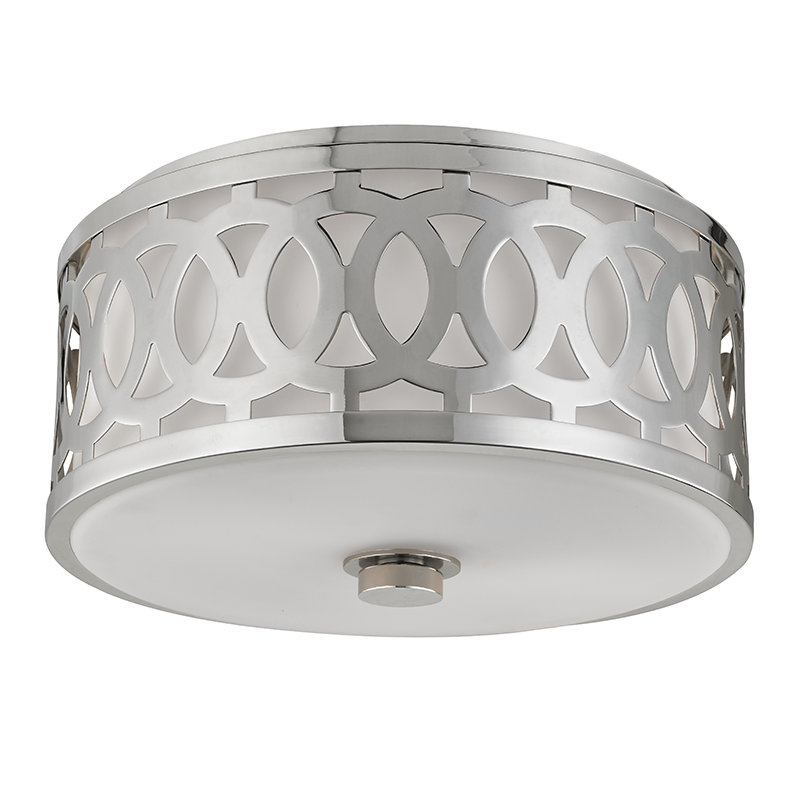 Genesee 2 - Light Flush Mount, Polished Nickel
