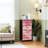 4 Drawer Dresser for Bedroom, Narrow Chest of Drawers, Wooden Top and Study Iron Frame 18"x37.5"-(WxH)
