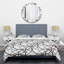Ensemble de housse de couette monochrome Mid-Century-40702976