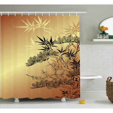 World Menagerie Guedira Shower Curtain with Hooks Included