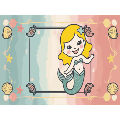 Tapis pour enfants Sunside Sails Mermaids Ocean