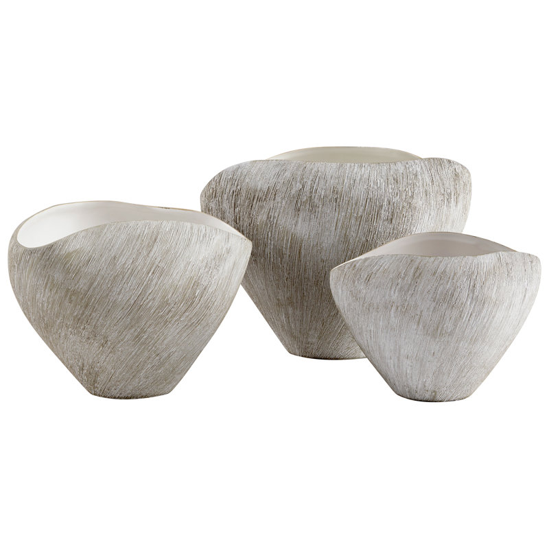 Selena Ceramic / Porcelain Table Vase, 6.25" H x 8.25" W x 6.75" D