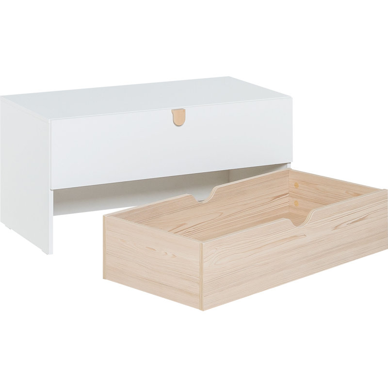 Dristan 2 Drawer Combi Chest, White/Pine