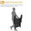 Chaise Adirondack pliante avec repose-pieds rétractable-482011692