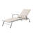 Cand 77.5" Long Metal  Reclining Single Chaise Lounge with PVC-coated polyester Sling Seat and Armrests & Wheels-803321062-803468694
