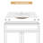 24x18" Vanity Top Bathroom Sink with Faucet Hole and Overflow(Top Only)