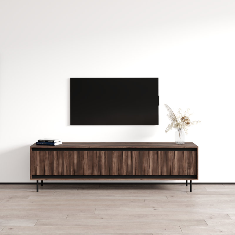Swing 74.8" Modern TV Stand with Matte Finish
