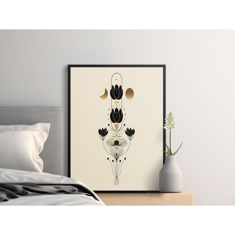 Minimal Line Art Matte Poster, 9x11