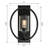 Pertti 1 - Light 11''W Dimmable Black Iron ETL Armed Sconce