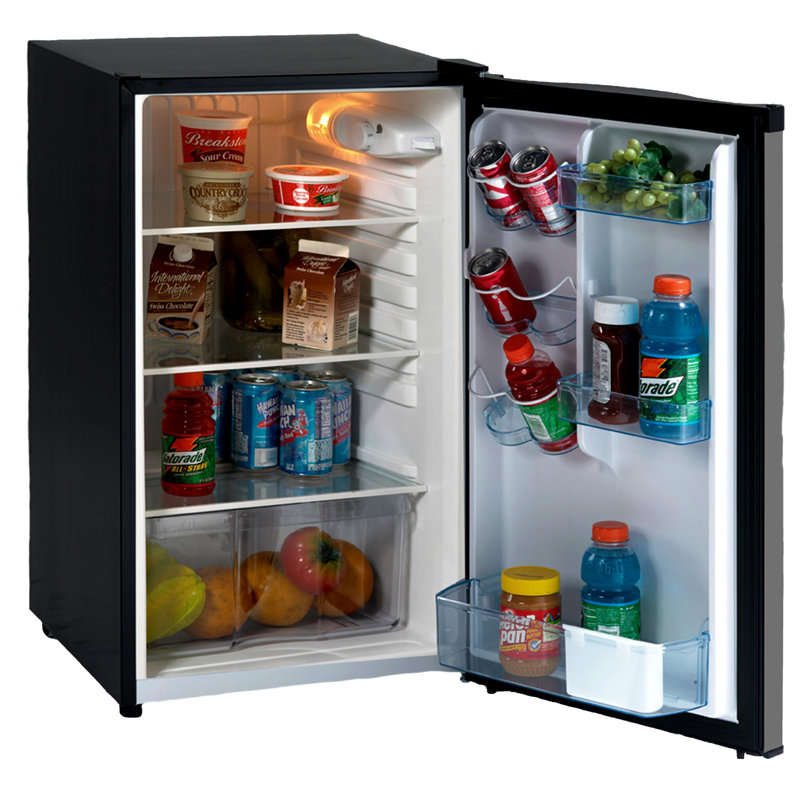 Avanti 4.4 cu. ft. Compact Refrigerator, Silver