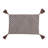 Cotton Printed Lumbar Pillow With Tassels