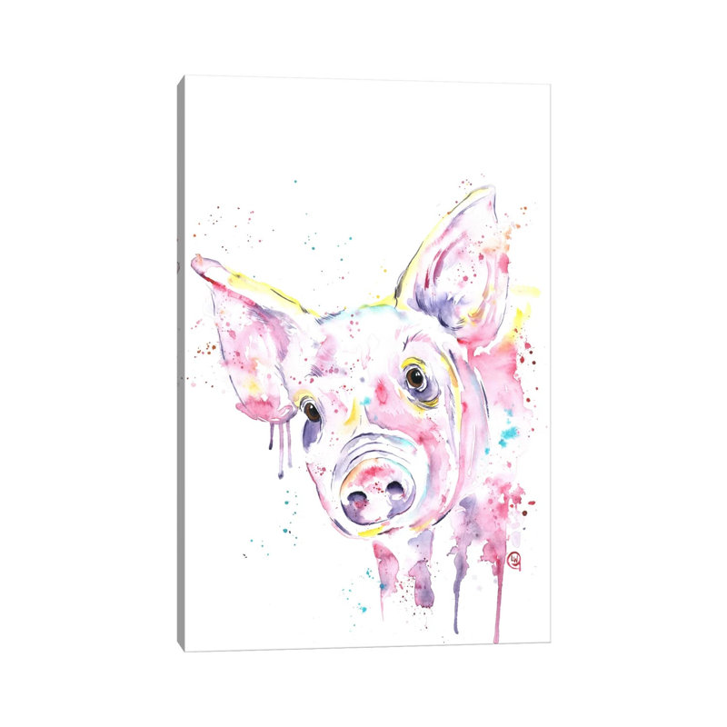 This Little Piggy 1 Piece Wrapped Canvas Painting, 66.04cm H x 45.72cm W x 1.91cm D