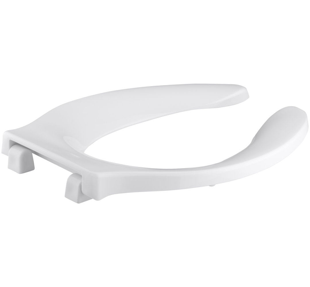 Stronghold Elongated Toilet Seat with Check Hinge and Anti-Microbial Agent Kohler