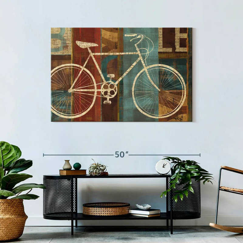 Mehar Bicycle Breaking Away, 30" H x 45" W