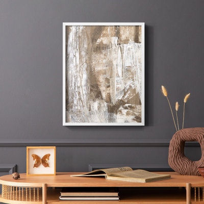 Bronzed I Framed Print - Solid Wood
