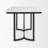 Wainwright Marble Top Metal Base Dining Table