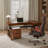 Rachele 63" W L-Shaped Standing Desk with Riser-89949996