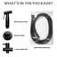 Vaporisateur de bidet, jet doux et jet, débit d'eau réglable, acier inoxydable résistant aux fuites, tuyau de 59 po-122065003