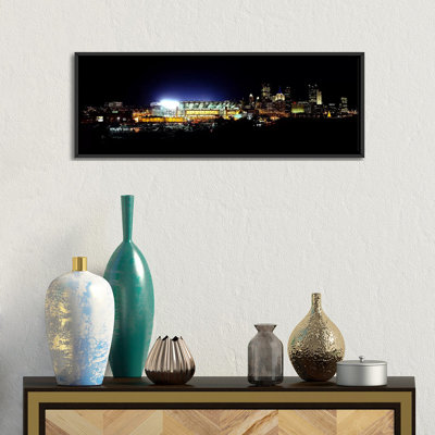 " Stadium Lit Up At Night In A CityHeinz Field, Three Rivers Stadium, Pittsburgh, Pennsylvania, USA " by Panoramic Images Painting Print