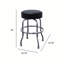 Tabouret de bar et de comptoir à anneau simple Retro Home-88203646-88203648
