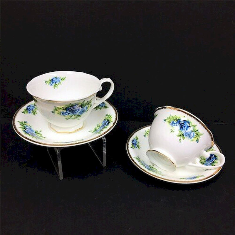 Porcelain Teacup and Saucer