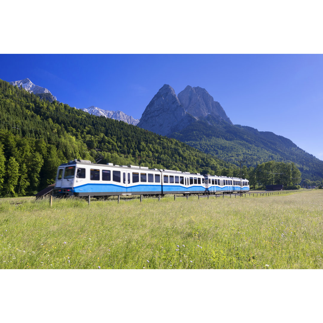 Gebirgsbahn Zug von DieterMeyrl - Leinwandbilder Kunstdrucke