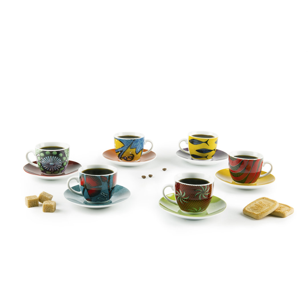 Afrika Porcelain Espresso Coffee Cup
