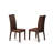 3 Piece Kitchen Table & Chairs Set Contains a Round Dining Room Table with Dropleaf and 2 Dining Chairs, 42x42 Inch, Mahogany-1212084439-1212084438-1278109385
