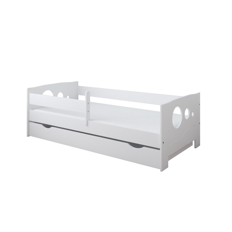 Humphrey Cabin Bed with Storage Included, White, 80 x 140cm
