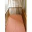 Rosette Pink - Premium Organic 100% Cotton Muslin, 4 Layers Of 4-way Muslin, Standard Fitted Crib Sheet