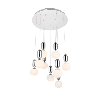 9 - Light Dimmable LED Chandelier