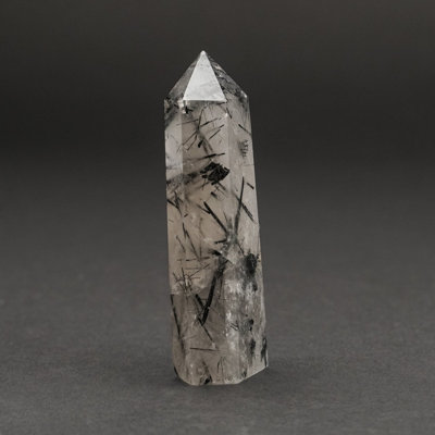 Tourmaline Quartz Point from Brazil (0.14 lbs)