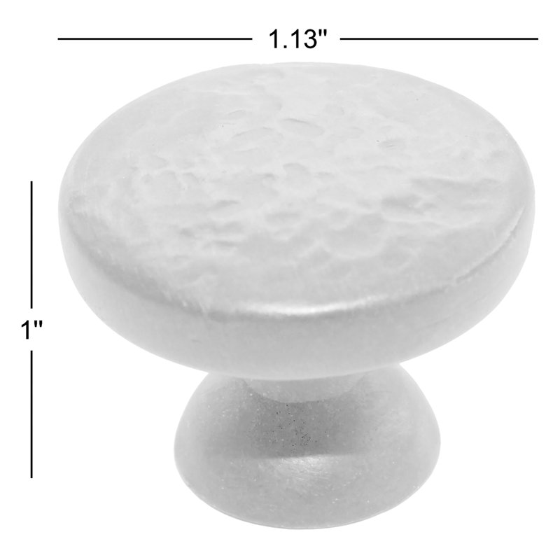 Emballage multiple de bouton de champignon 1,13 po de diamètre, Bronze huilé