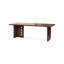 Bureau rectangulaire en bois massif brun noisette-1619093984