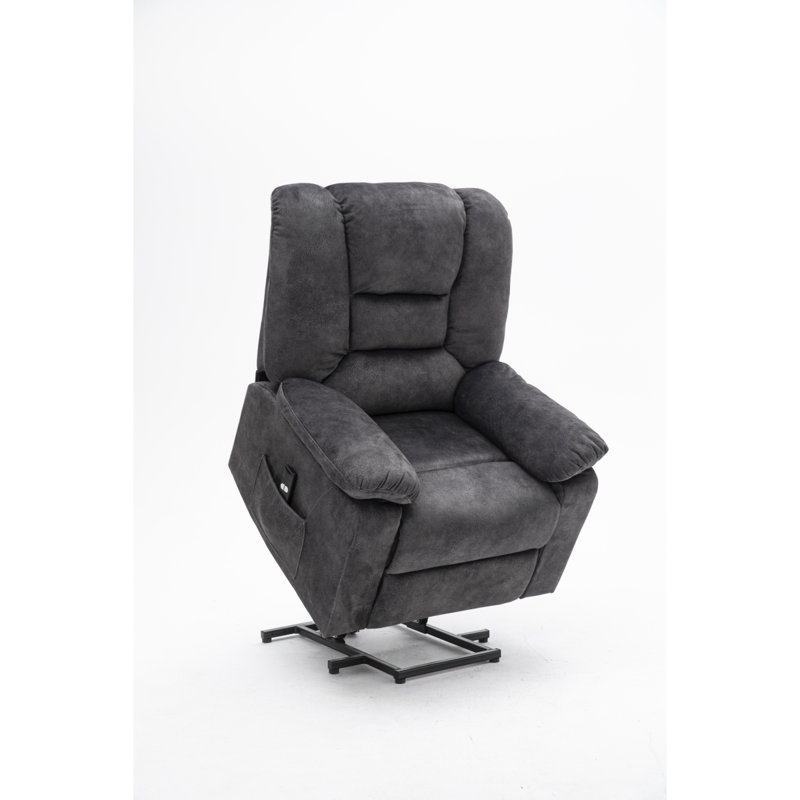 Fauteuil inclinable électrique inclinable électrique pour les personnes âgées, Bleu grisâtre