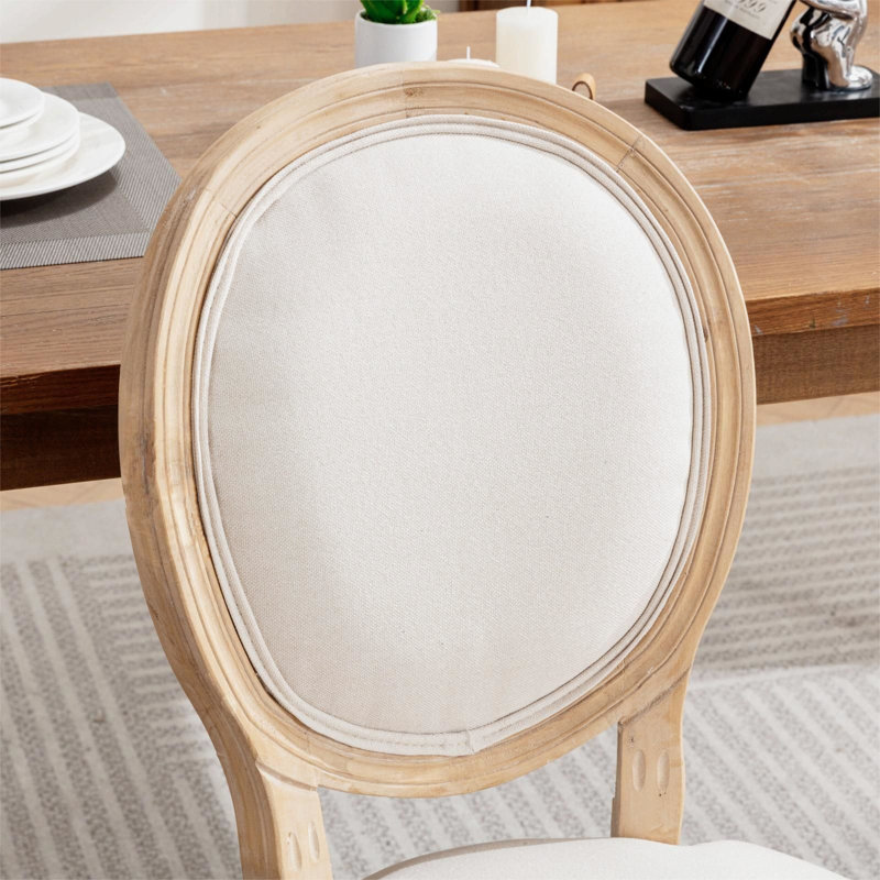 Chaise de salle à manger Cullison, Beige