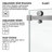 44-49" W X 76" H Frameless Single Sliding Shower Door with 3/8" (10mm) Clear Tempered Glass, Shatter-Resistant Film & Installation Hole Locator - Square Top Rail-114773352