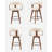 Swivel Upholstered Bar Stools 26" Counter Height-2087232595-2087232594-2105980117