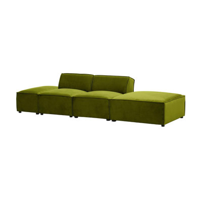 Rolandus 4 Seater Velvet Sofa