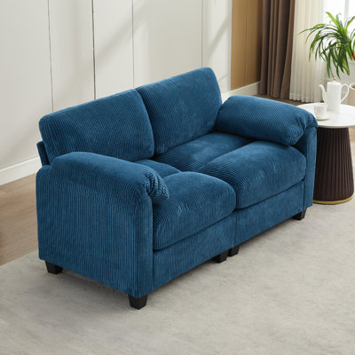 60.6'' Modular Loveseat Sofa