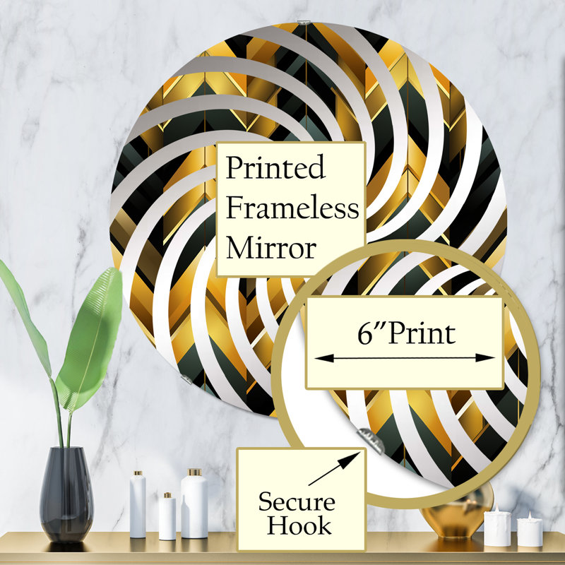 Circle Mirror, 31.4" x 31.4"