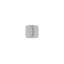 Deltana DSH4R526DT 4" x 4", 5/8" Radius Corner, TT, UL Listed in Brushed Chrome