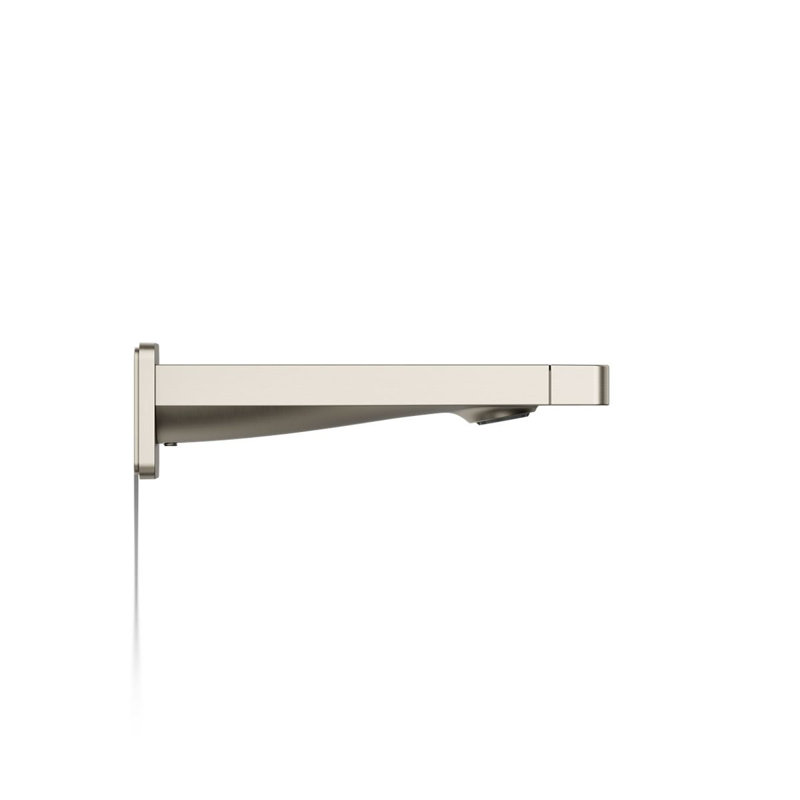 Parallel Wall Mounted Tub Spout Trim, Vibrant Brushed Nickel