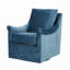 Fauteuil demi-tonneau pivotant rembourré