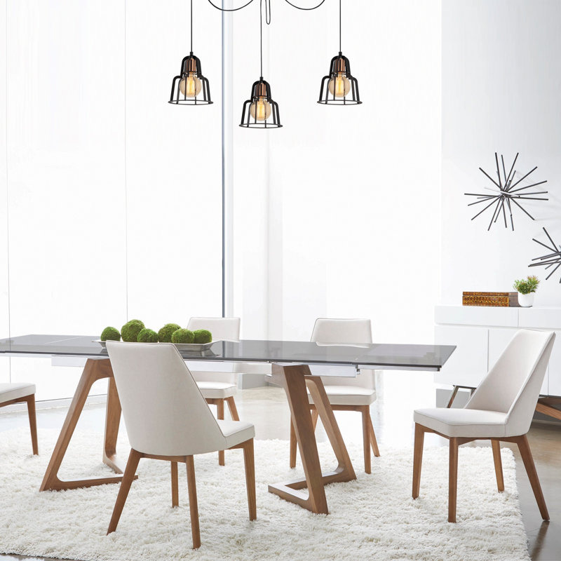 Luminaire suspendu géométrique à 3 lumières Darwen