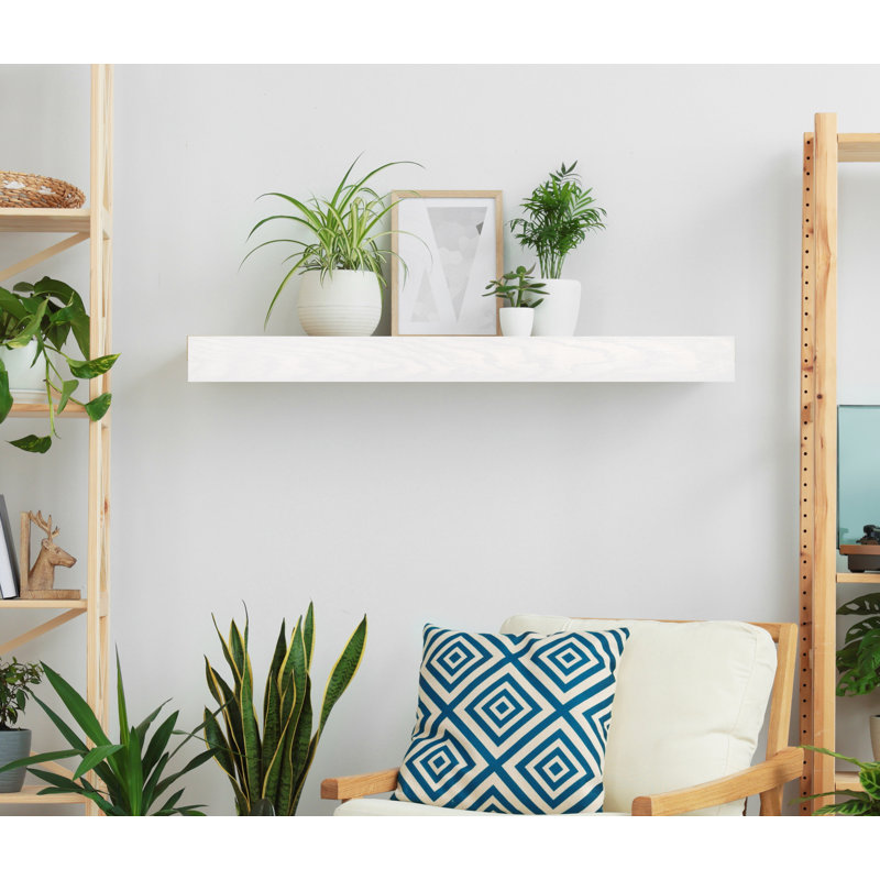 Tablette flottante Baxlee, Blanc, H 3 po x l 41 po x P 6 po