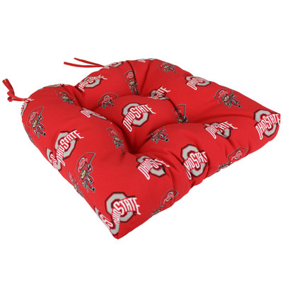 NCAA Outdoor 3'' Dining Chair Cushion